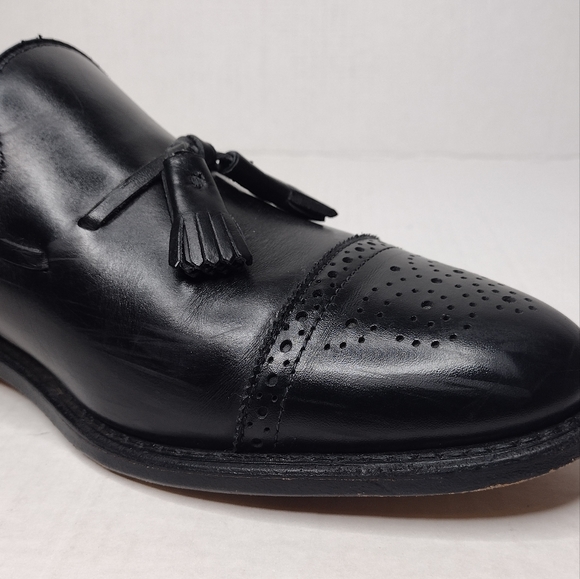 Allen Edmonds Jermyn Men's Leather Slip On Tassel Cap Toe Loafers Shoes Size10.5 - Picture 12 of 15